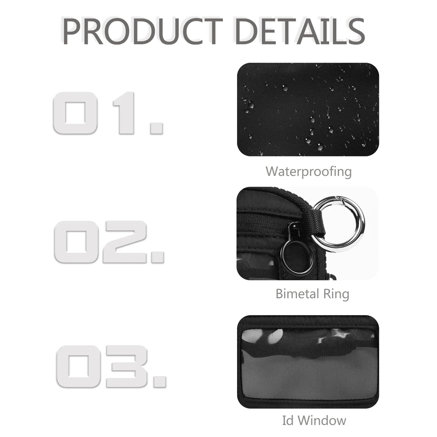 The Iris Wallet: Waterproof Card Wristlet