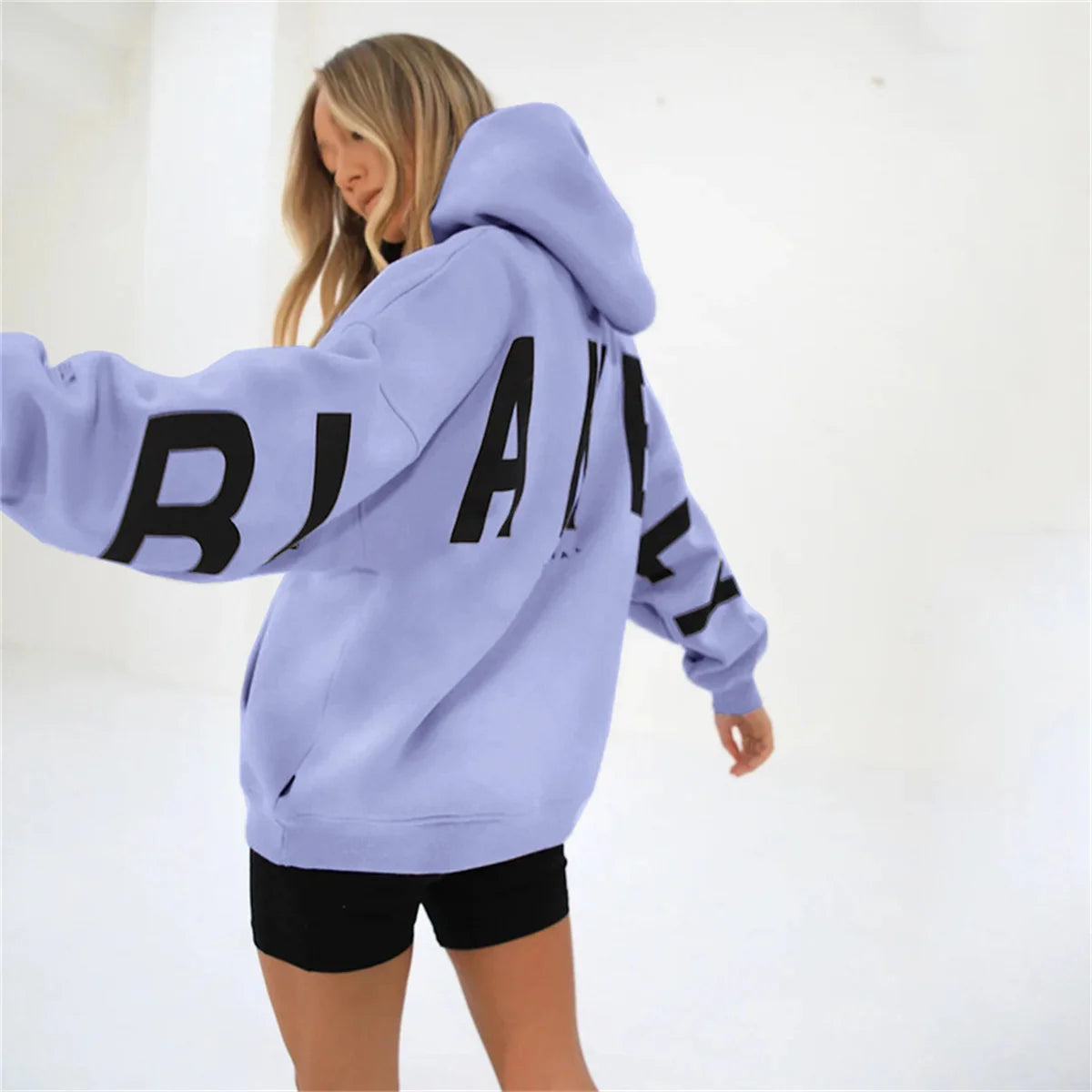 Stylish Women's Letter Hoodie