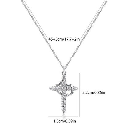 The Cross Crown Necklace