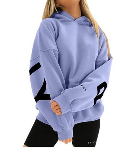 Stylish Women's Letter Hoodie