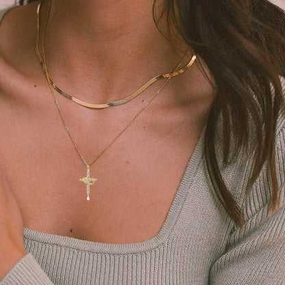 The Cross Crown Necklace