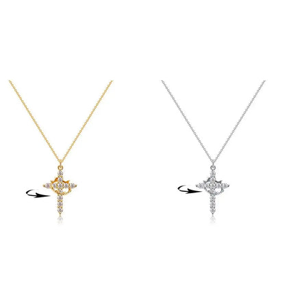 The Cross Crown Necklace